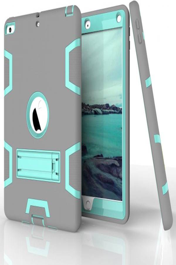 Hybrid Armor Shockproof Case Stand Hard Cover For Apple iPad Mini 4 ray - Teal Turquoise - Image 3