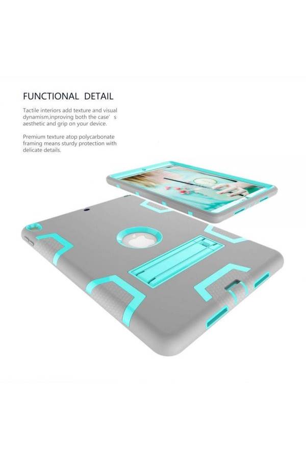 Rubber Shockproof Heavy Duty Tough Cover Smart Case For Apple iPad Pro 10.5 Inch Grey  - Image 4