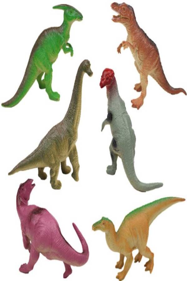 12-Piece Cartoon Jurassic Action Dinosaur Toy Models - Image 3