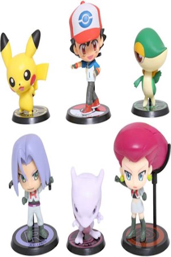 مجموعة مجسمات صغيرة لشخصيات "Pokemon" من 6 قطع - Image 1