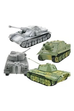 2-Piece 4D Tank Model Set Building Kit