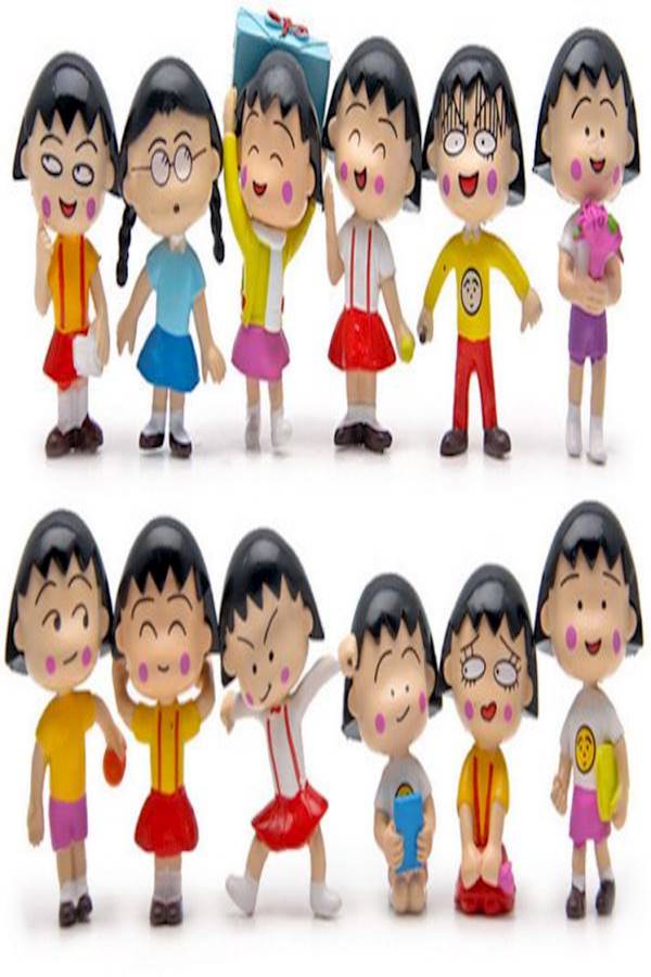 12-Piece Chi Bi Maruko Doll Set 5.8cm  - Image 2