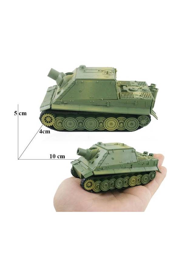 Generic - 2-Piece 4D Tank Model Set Building Kit - Image 1