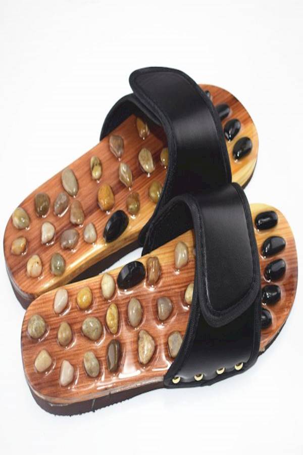 Generic Pebble Stone Foot Massage Slippers  - Image 2