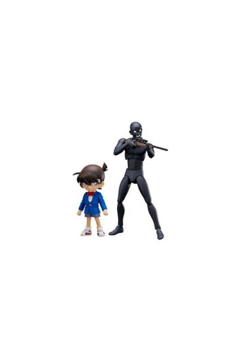 2-Piece Detective Conan And Prisoner Figma Action Figure 14.5cm