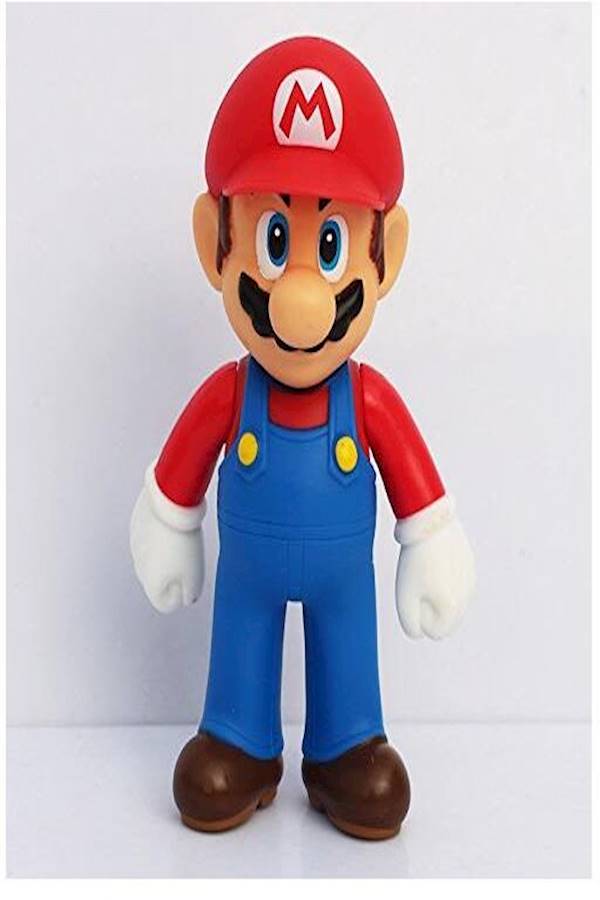 Super Mario Bros Luigi Mario Yoshi PVC Action Figures Toy Red 14cm - Image 2