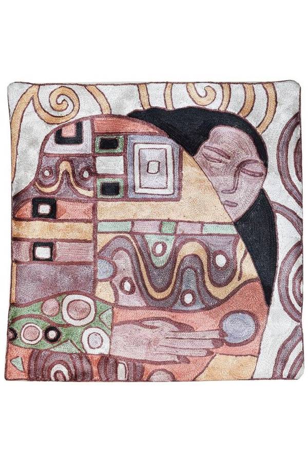 Picasso Printed Cushion Cover linen Multicolour 45x45cm - Image 2