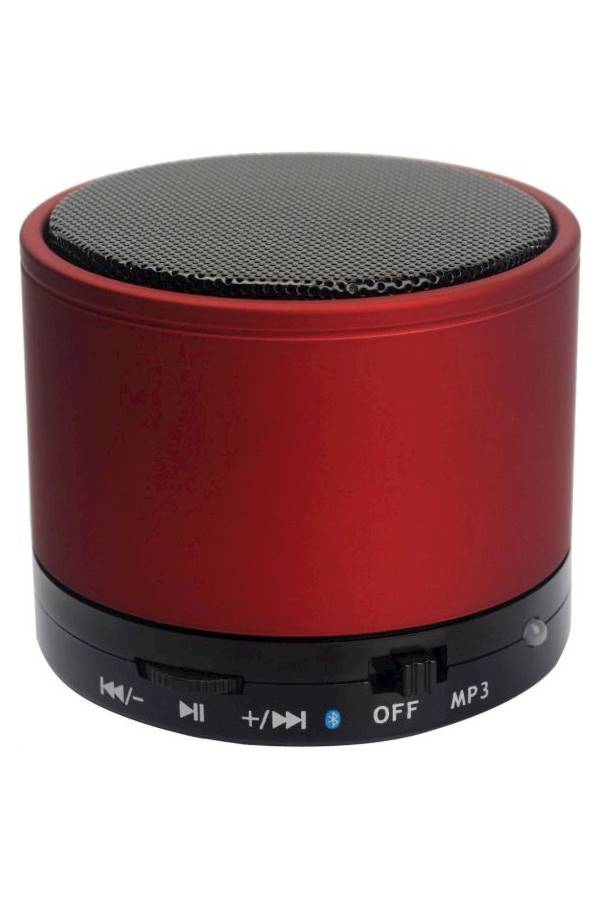 Mini Bluetooth V3 Speaker With Mic Red/Black - Image 1