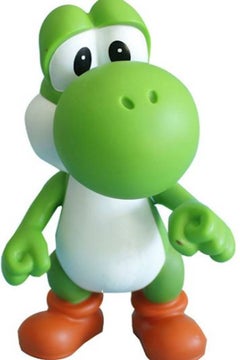 نموذج لعبة لمجسم متحرك بتصميم شخصية الديناصور يوشي من لعبة "super Mario" ولعبة "Super Smash Bros" من ألعاب سويتش مقاس 24 سم، لون أخضر