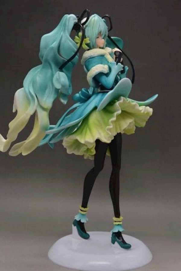Generic - Anime Girl Hatsune Miku Vocaloid Miku Long Hair Model 28cm - Image 1