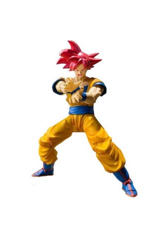 مجسم شخصية الأكشن سون جوكو سوبر سايان بالزي الأحمر من مسلسل "Dragon Ball Super" - v1554980046/N23021824A_1