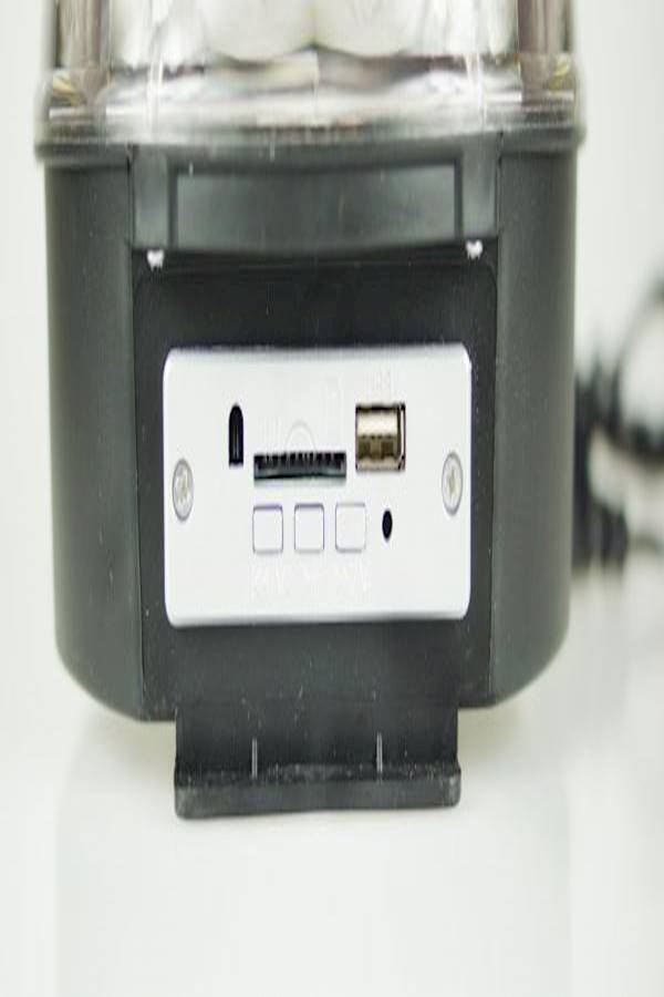 Portable Multimedia Speaker With DJ Lights Black - Image 2