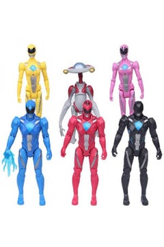 Generic 6 Piece Power Rangers Action Figure 41548cm UAE | Dubai, Abu Dhabi