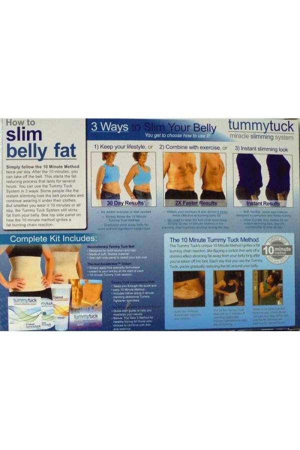 تومي تاك حزام تنحيف البطن أسود - Image 2