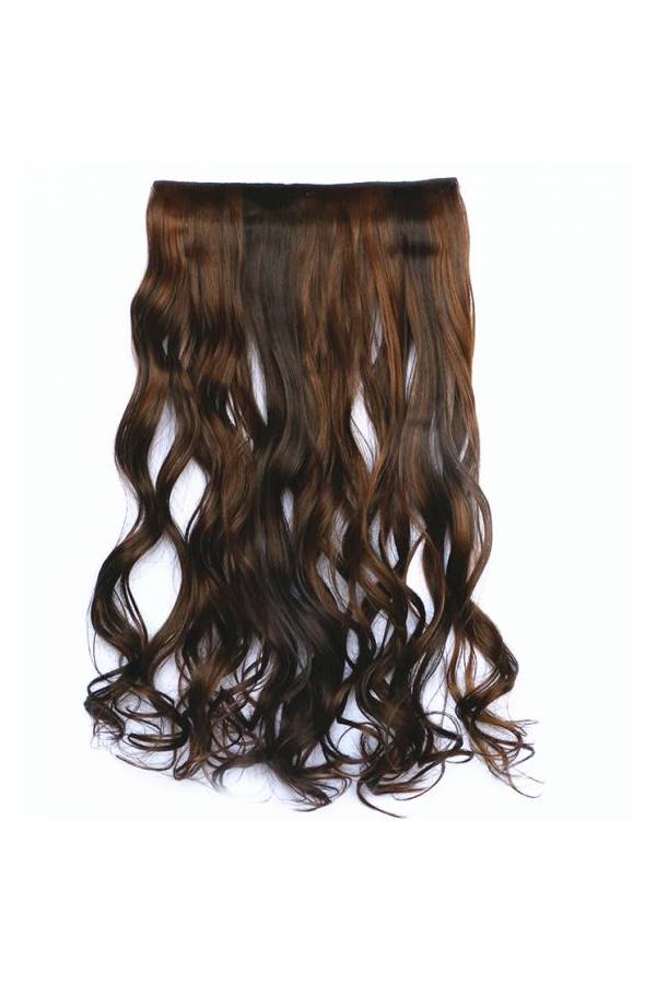Generic Fashion Curly Hair Wig Black/Brown 