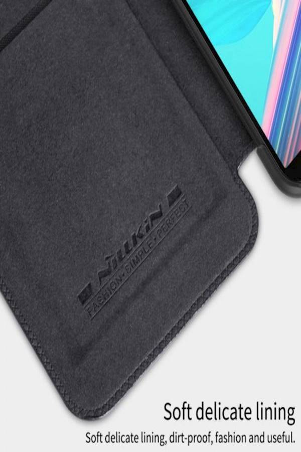 نيلكين غطاء حماية قلاب من سلسلة كين لهاتف ون بلس 5T أسود - Image 3