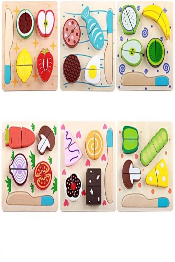 أحجية مطبخ للعب التظاهري مكونة من 6 قطع - Image 1