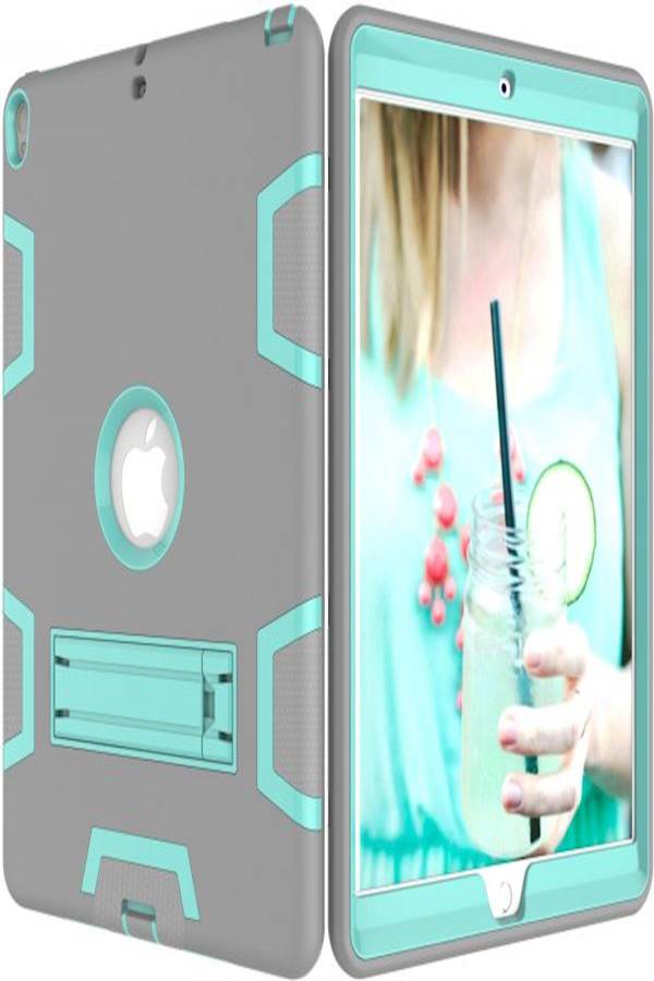 Hybrid Armor Shockproof Case Stand Hard Cover For Apple iPad Mini 4 ray - Teal Turquoise - Image 1