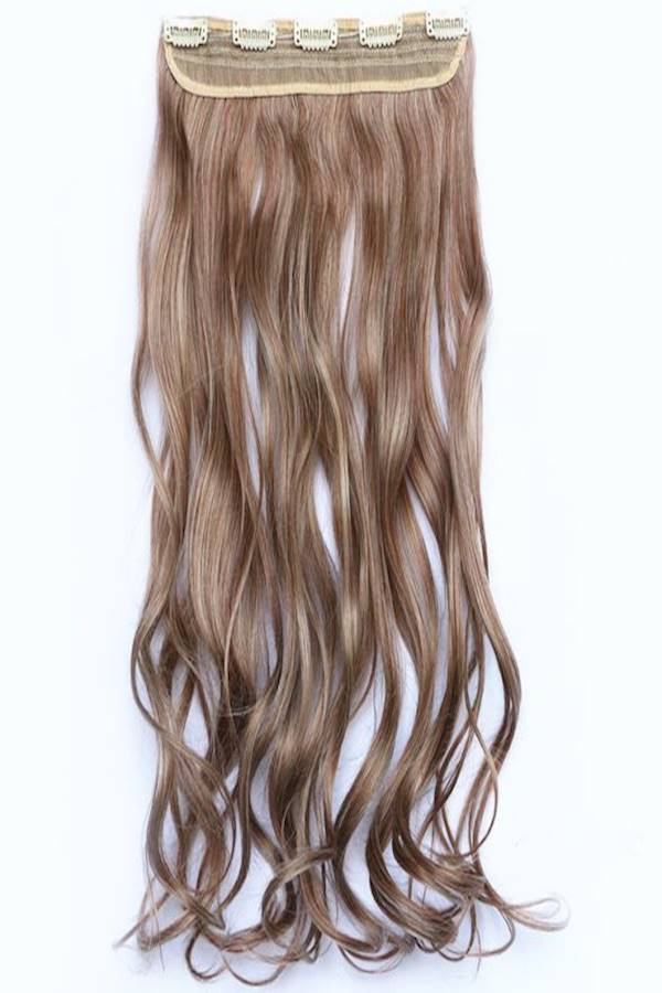 Generic Fashion Curly Hair Wig Brown 