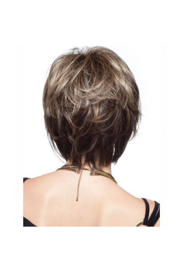 Oblique Bangs Hair Wig Gold - Image 3