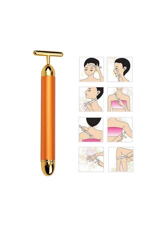 Generic - Vibrating Facial Massager Gold 300grams - Image 1