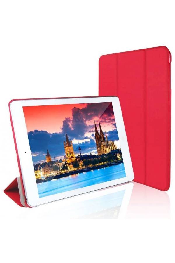 Generic - Dusproof Scratch Proof For iPad Mini 1 2/3 Retina Smart Case For iPad Mini 1 2/3 Retina Slim Stand Leather Back Cover Red - Image 1