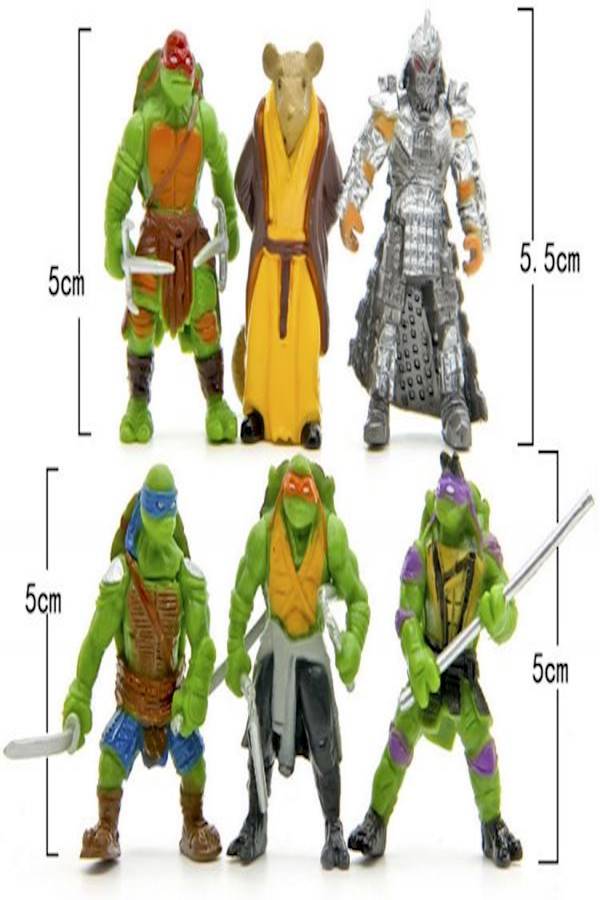 6-Piece Ninja Turtles 2 Generation Hand Office Keychain - Image 5