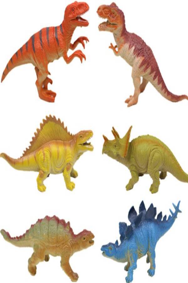 12-Piece Cartoon Jurassic Action Dinosaur Toy Models - Image 2