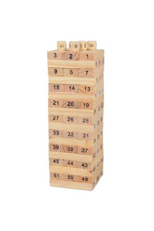 مكعبات البناء دومينو جينجا، من 54 قطعة 54 - Image 3