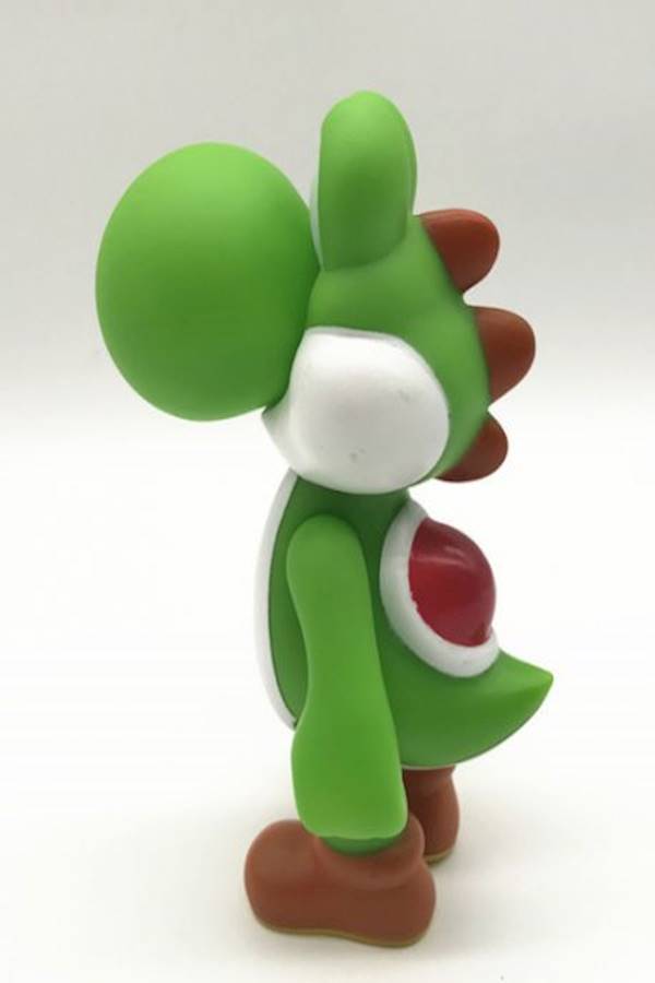 null - نموذج لعبة لمجسم متحرك بتصميم شخصية الديناصور يوشي من لعبة "super Mario" ولعبة "Super Smash Bros" من ألعاب سويتش مقاس 24 سم، لون أخضر - Image 1