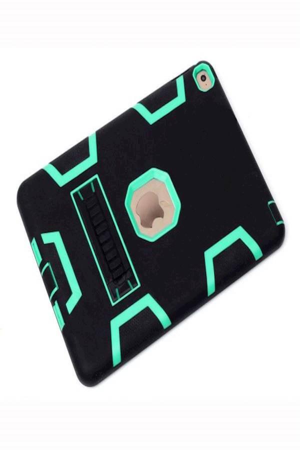 Protective Case Cover For Apple iPad Air 2 Black/Green - Image 4