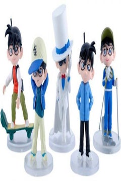 5-Piece Detective Conan Hands Kid Skateboard Doll