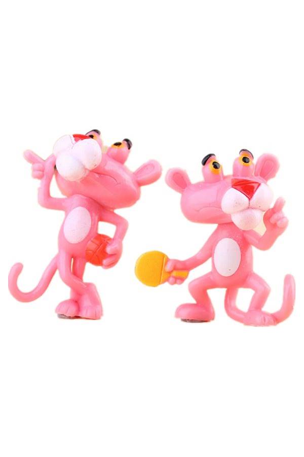 Generic - 6-Piece Pink Panther Animal Figure Set - Image 1