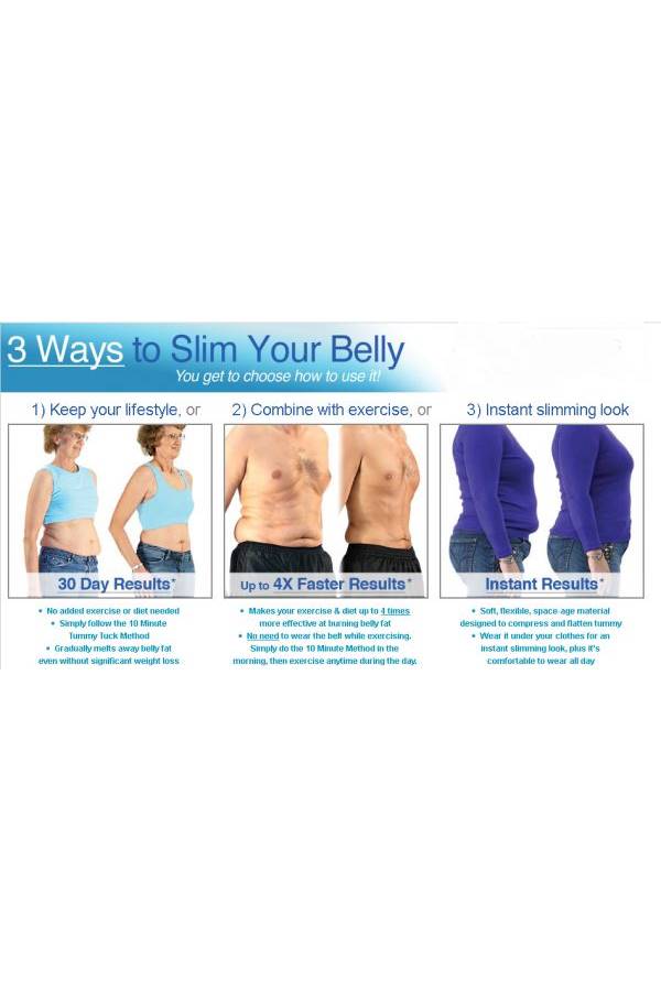 تومي تاك حزام تنحيف البطن أسود - Image 3