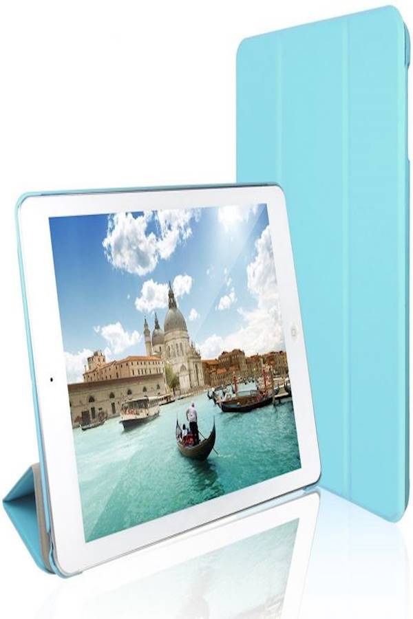 Case For iPad Mini 4  Slim Lightweight Smartshell Stand Cover With Translucent Frosted Back Protector For Apple iPad Mini 4 7.9 Inch 2015 Release Tablet Blue - Image 1