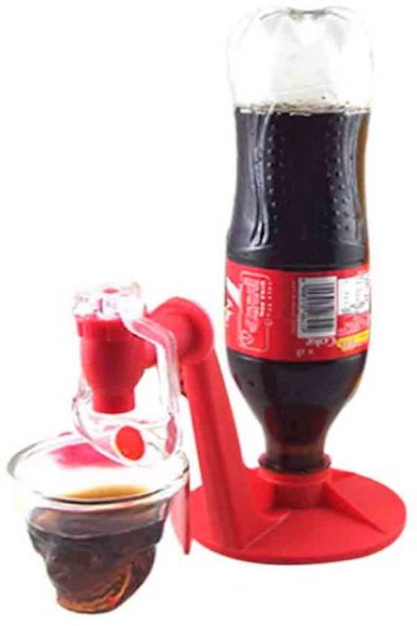 Generic Soda Beverage Dispenser Machine Red 23.5x11cm  - Image 1