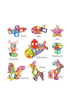 Generic PSLMT566 36-Piece Educational Magnetic Colorful Tiles Set 36 5+ Years  - Image 4