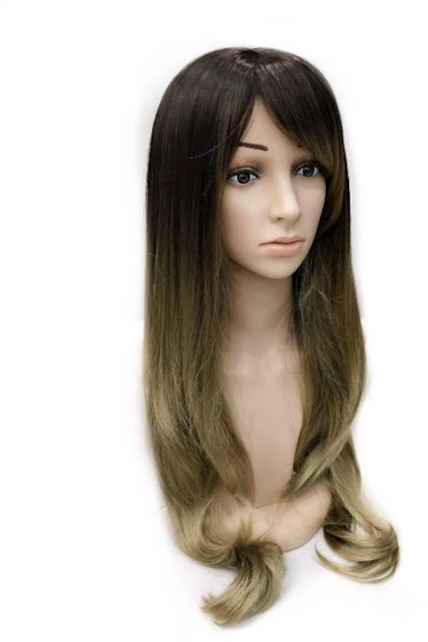 ماركة غير محددة - باروكة شعر مستعار بتصفيف مستقيم قصير أشقر - Image 1