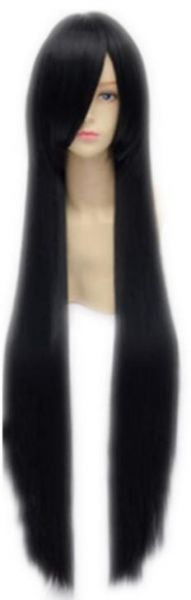 باروكة شعر مستعار بتصفيف مستقيم قصير أسود - Image 2