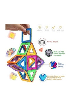 Generic PSLMT566 36-Piece Educational Magnetic Colorful Tiles Set 36 5+ Years  - Image 3