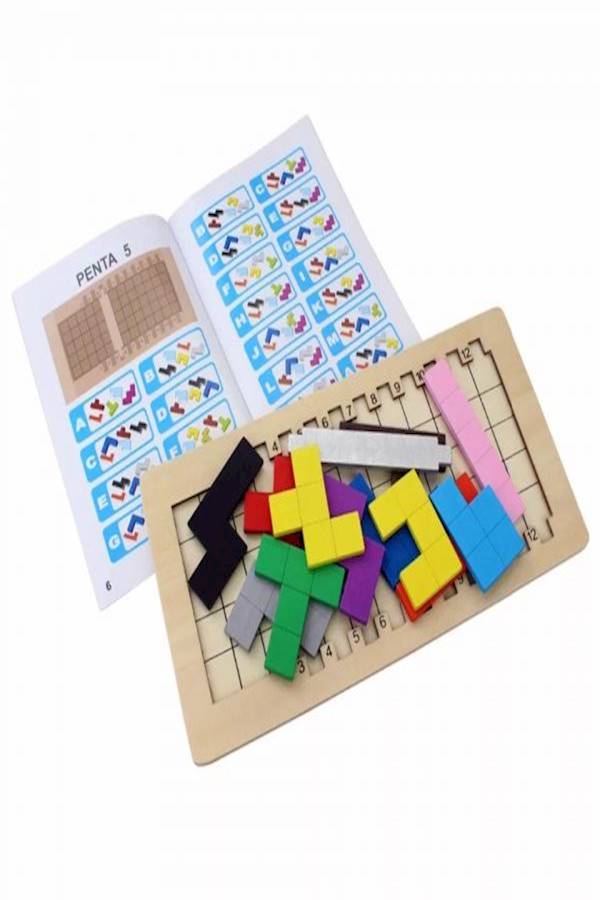 لعبة تيتريس الخشبية ثلاثية الأبعاد - Image 3