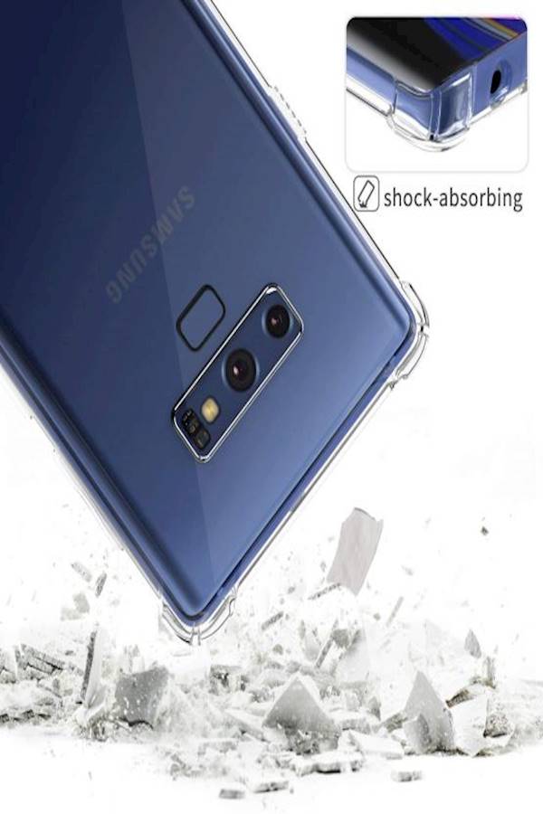 Generic - Clear View Standing Case Cover For Samsung Galaxy Note 9 Clear - Image 1