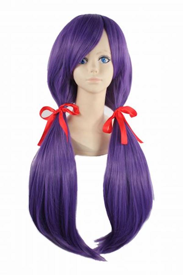 Generic Elegant Special Long Straight Cosplay Wig 000B Purple - Image 2