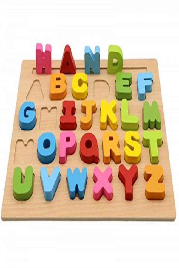 English Alphabet Wooden Block Set - Image 3
