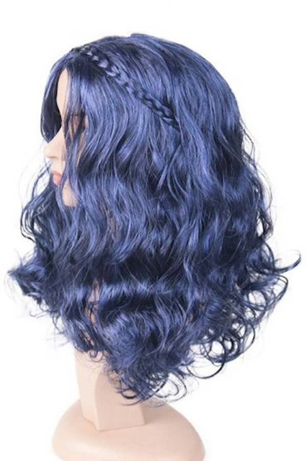 باروكة شعر مجعد ومموج أزرق - Image 3