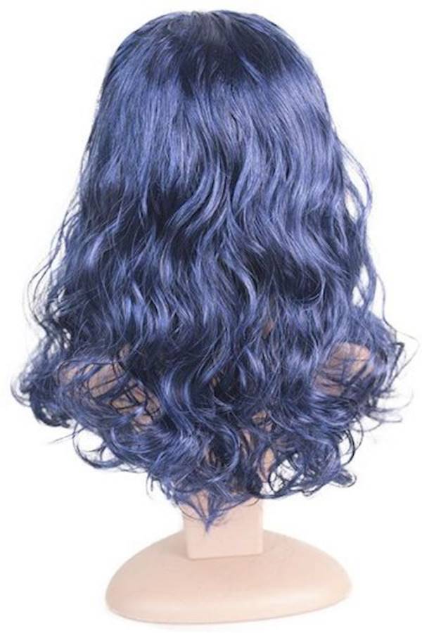 باروكة شعر مجعد ومموج أزرق - Image 2