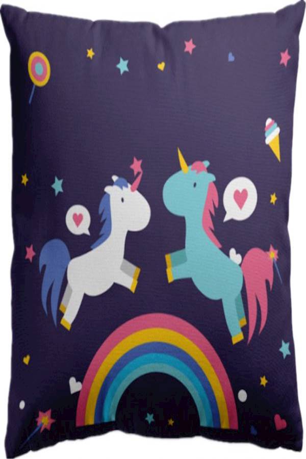 Animal Printed Cushion Cover Blue/Green/White 45x45cm - Image 3