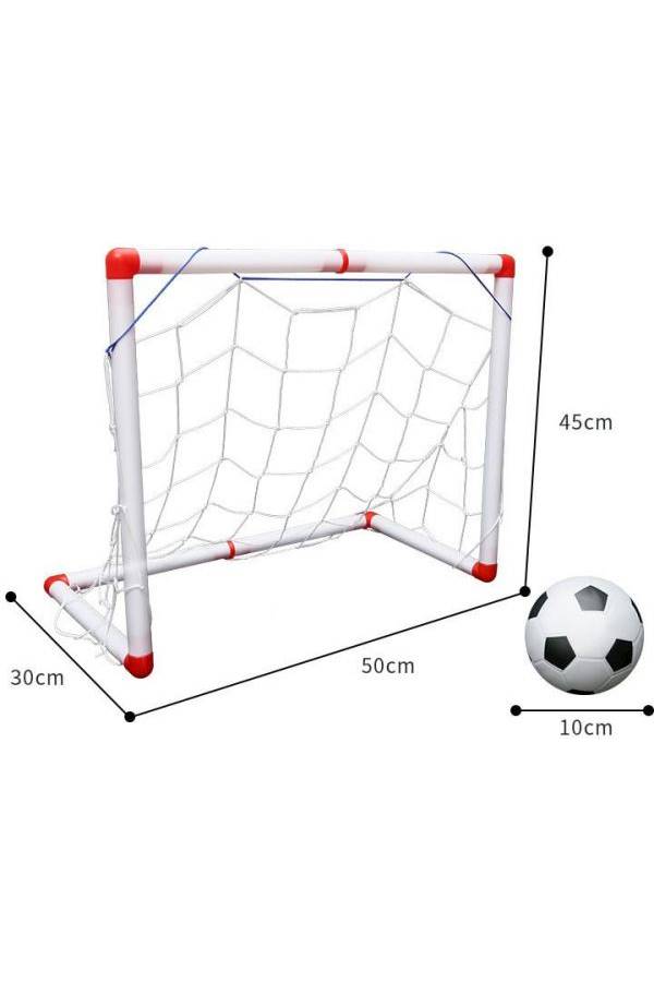 Plastic Soccer Goal Post With Pump Set - Image 3