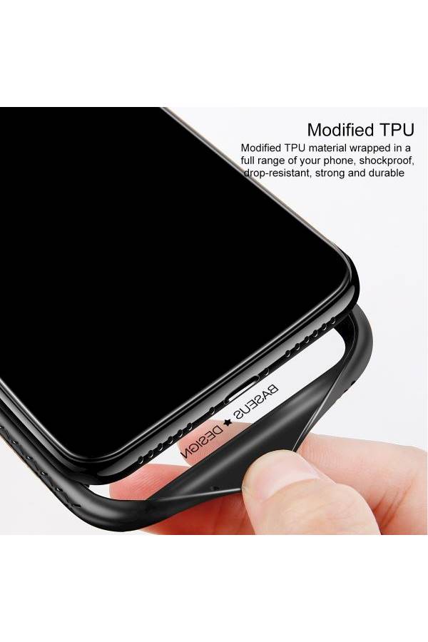 Baseus Protective Case Cover For iPhone XS Max Clear/Black  - Image 4