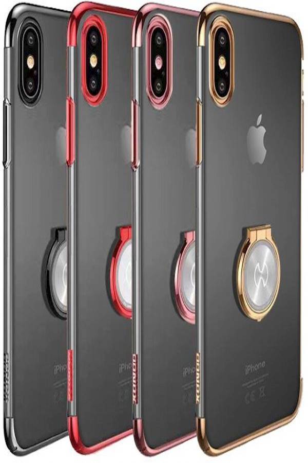 Xundo Magic Series Case Cover With Ring For Apple iPhone X Clear/Black  - Image 3